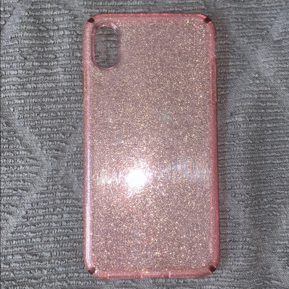 Pink sparkle Speck iphone XS MAX CASE